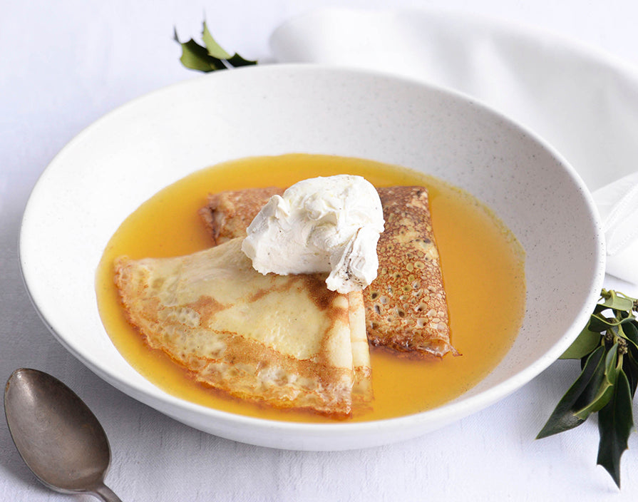 Crêpes Suzette au vinaigre de figue