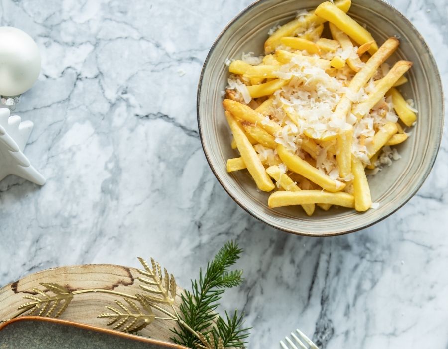 Frites à la poudre de truffe