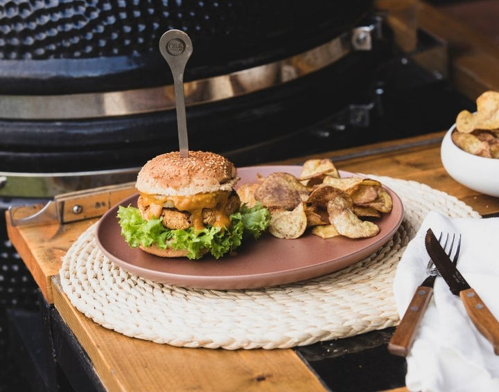 Pittige veggie burger