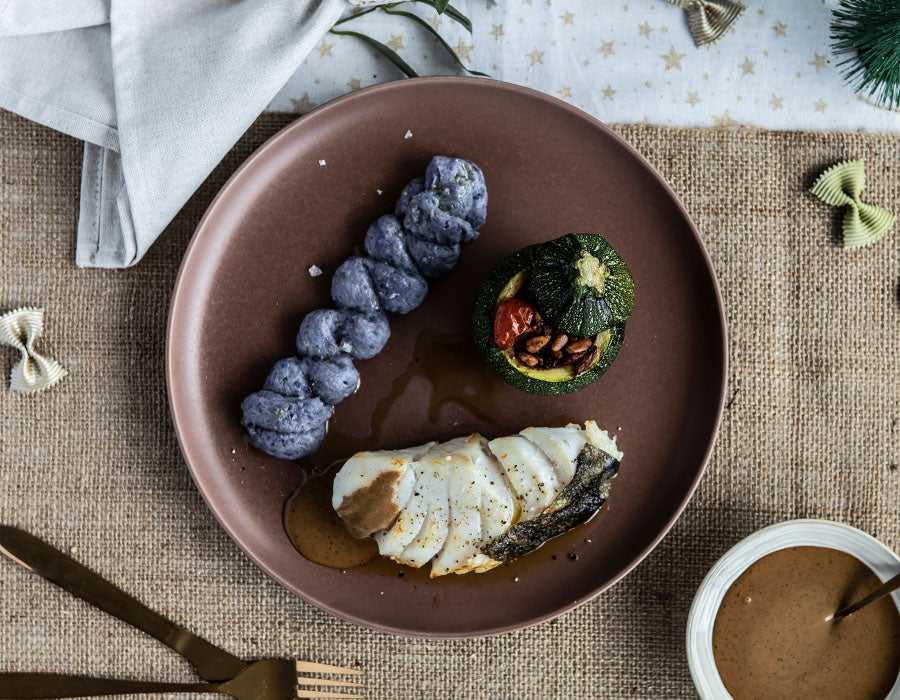 Cabillaud sauce à l'ail noir