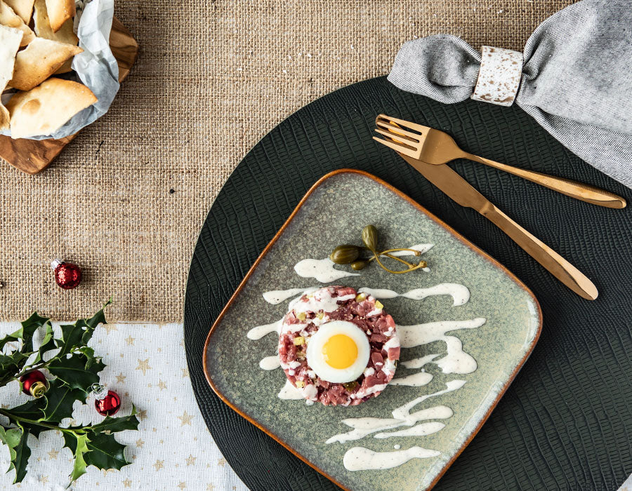 Tartare à la sauce aux truffes