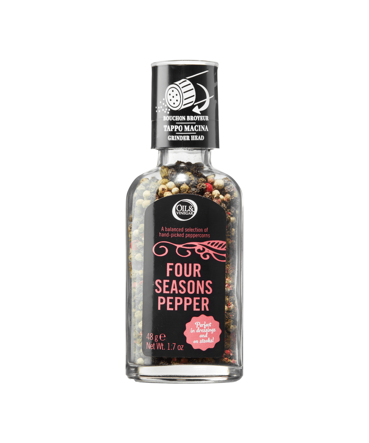 Poivre 4 Saisons avec Moulin - 48 g