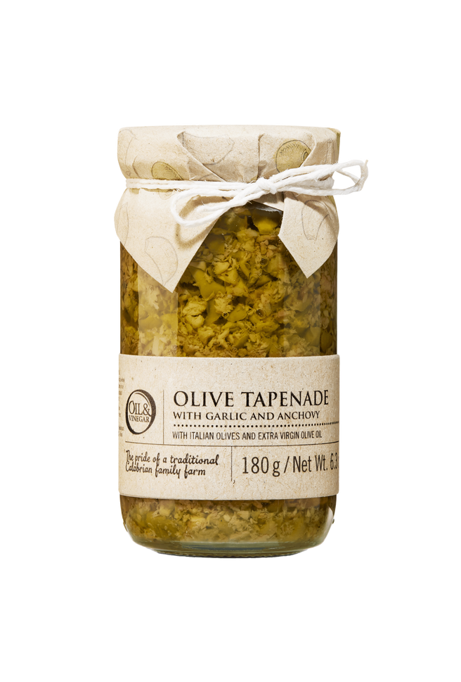Tapenade d'Olives avec Ail et Anchois - 180 g