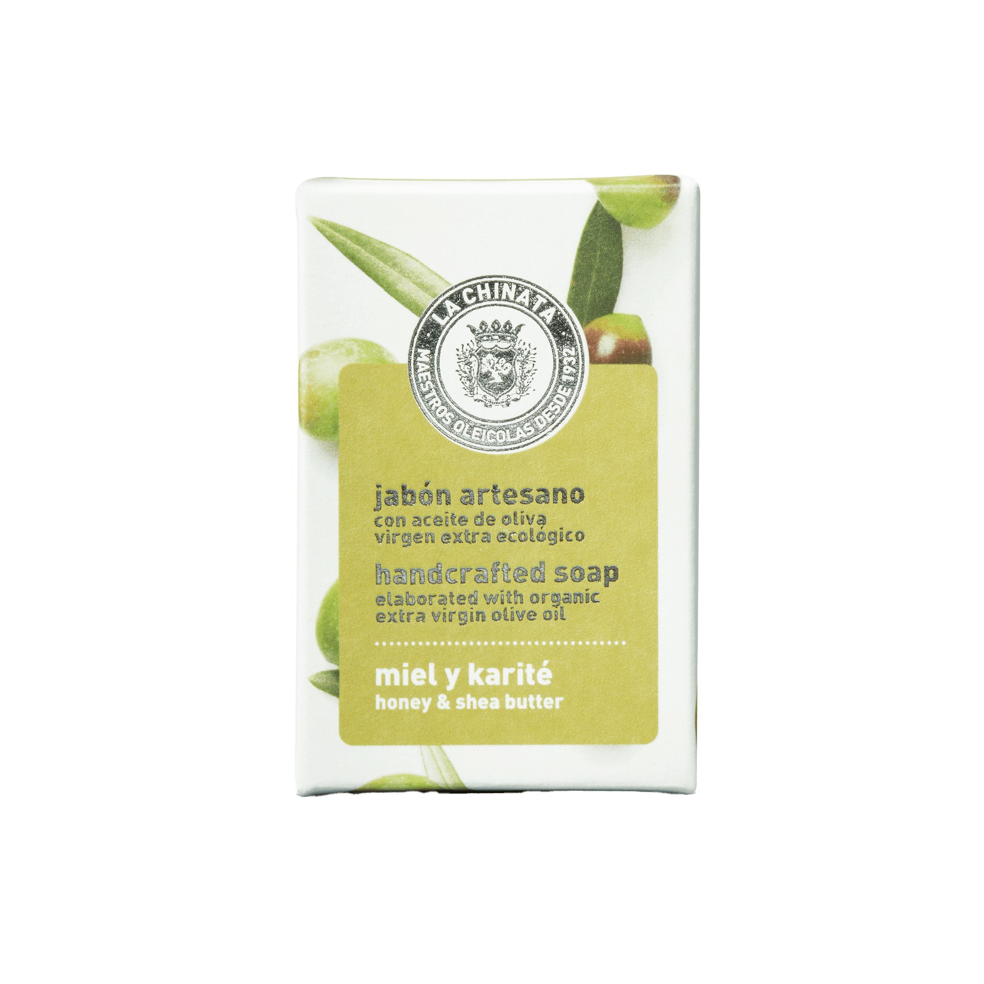 Handgemaakte olijfoliezeep met honing en sheaboter - 100g