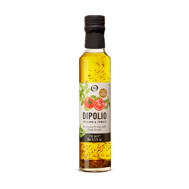Huile d'Olive à Tremper pour Pain avec Origan et Tomate - 250 ml