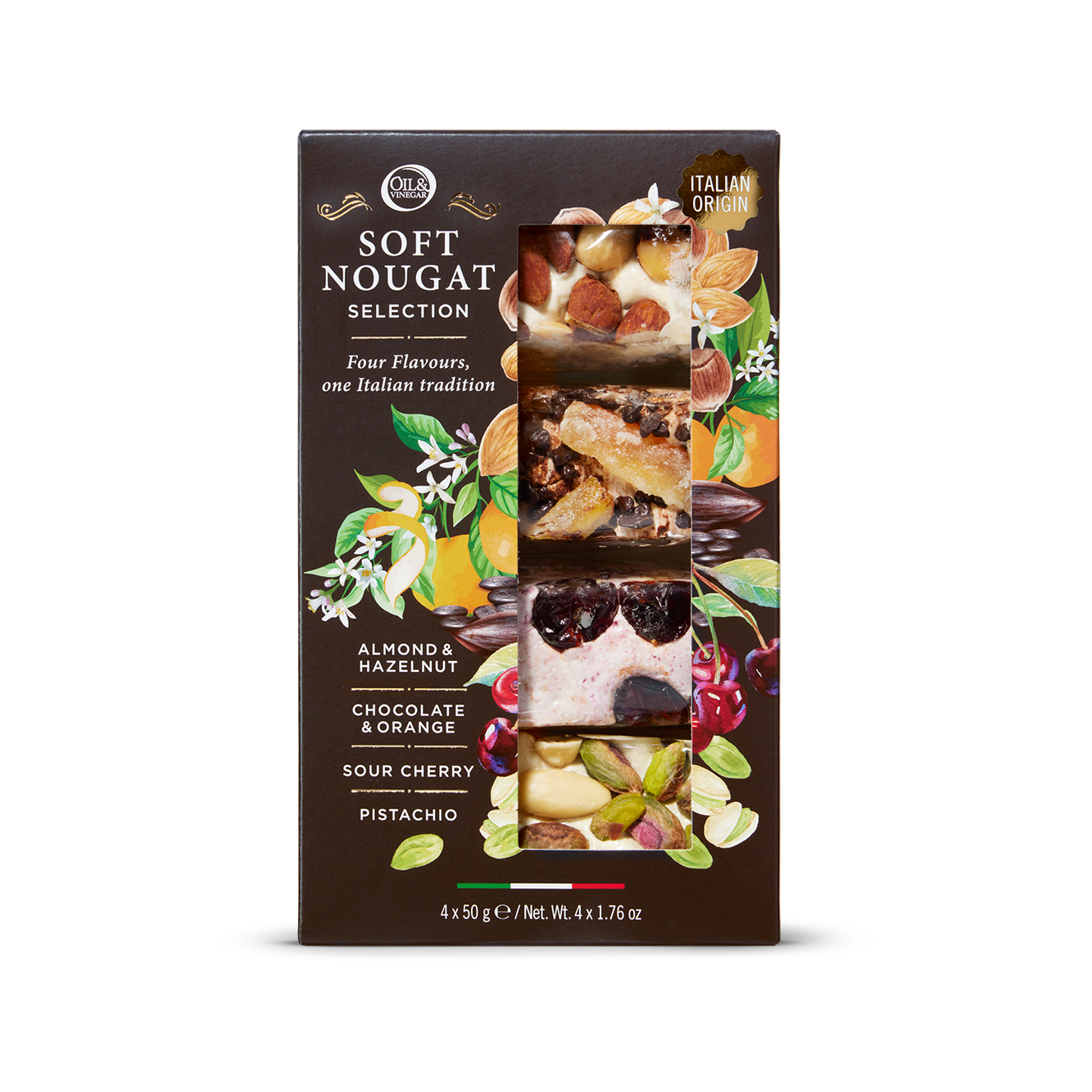 Mini Nougat Cadeauset - 4x50g