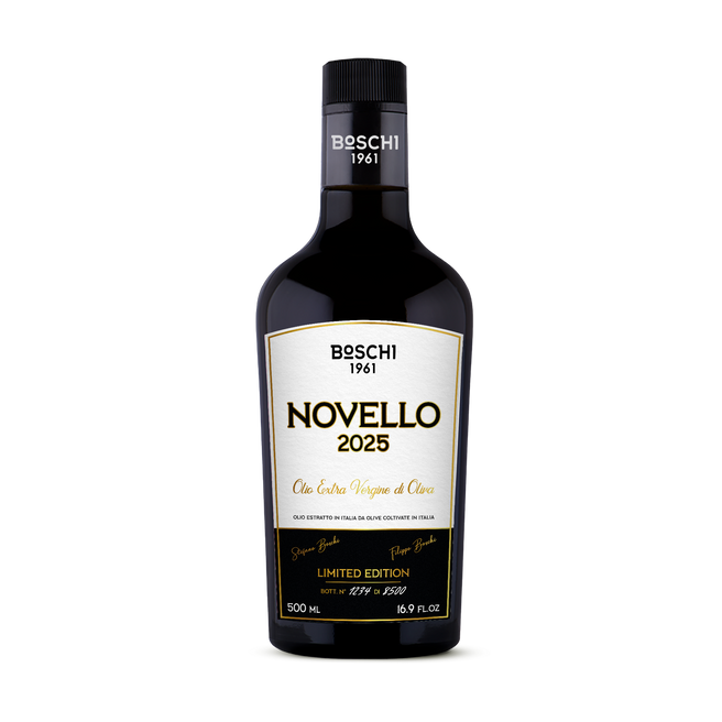 Novello Huile d'Olive Extra Vierge 2025/2026 - Première Récolte - 500ml