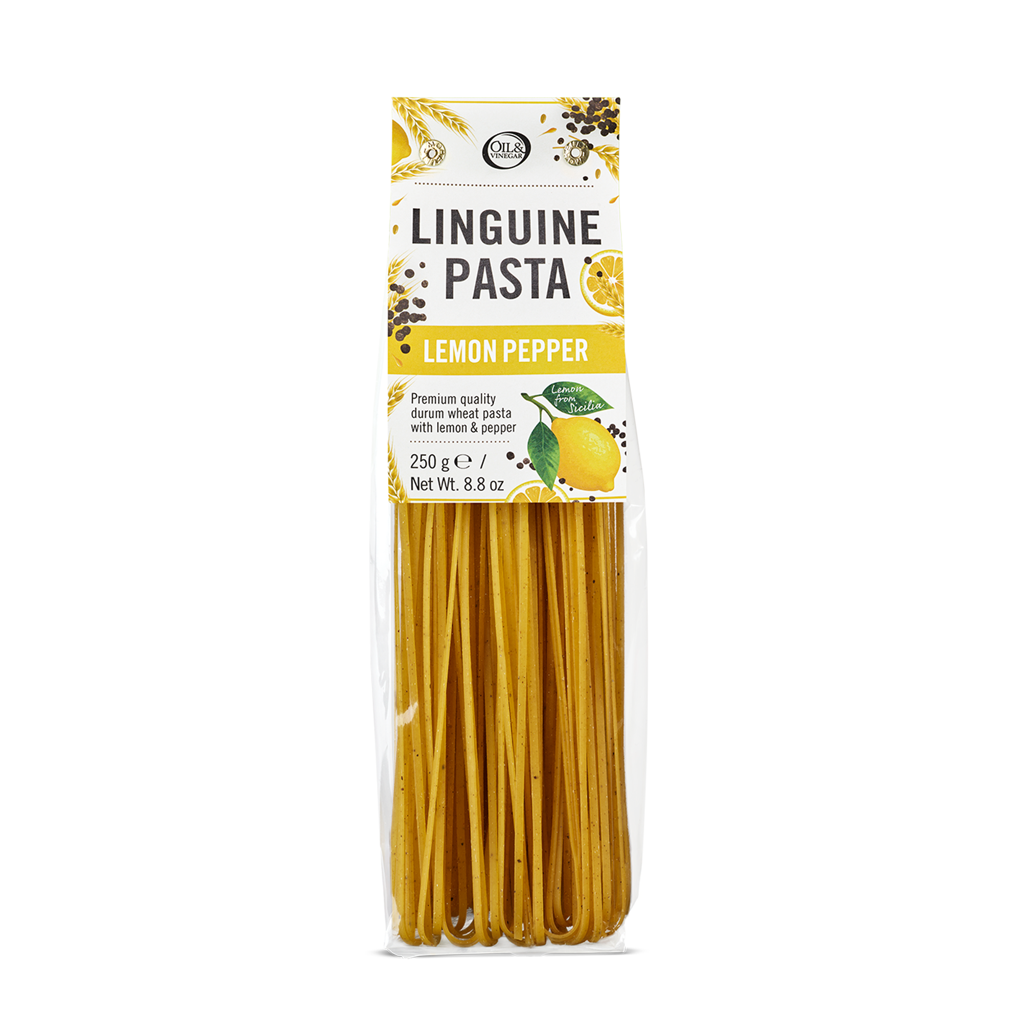 Linguine artisanale au citron et au poivre - 250 g