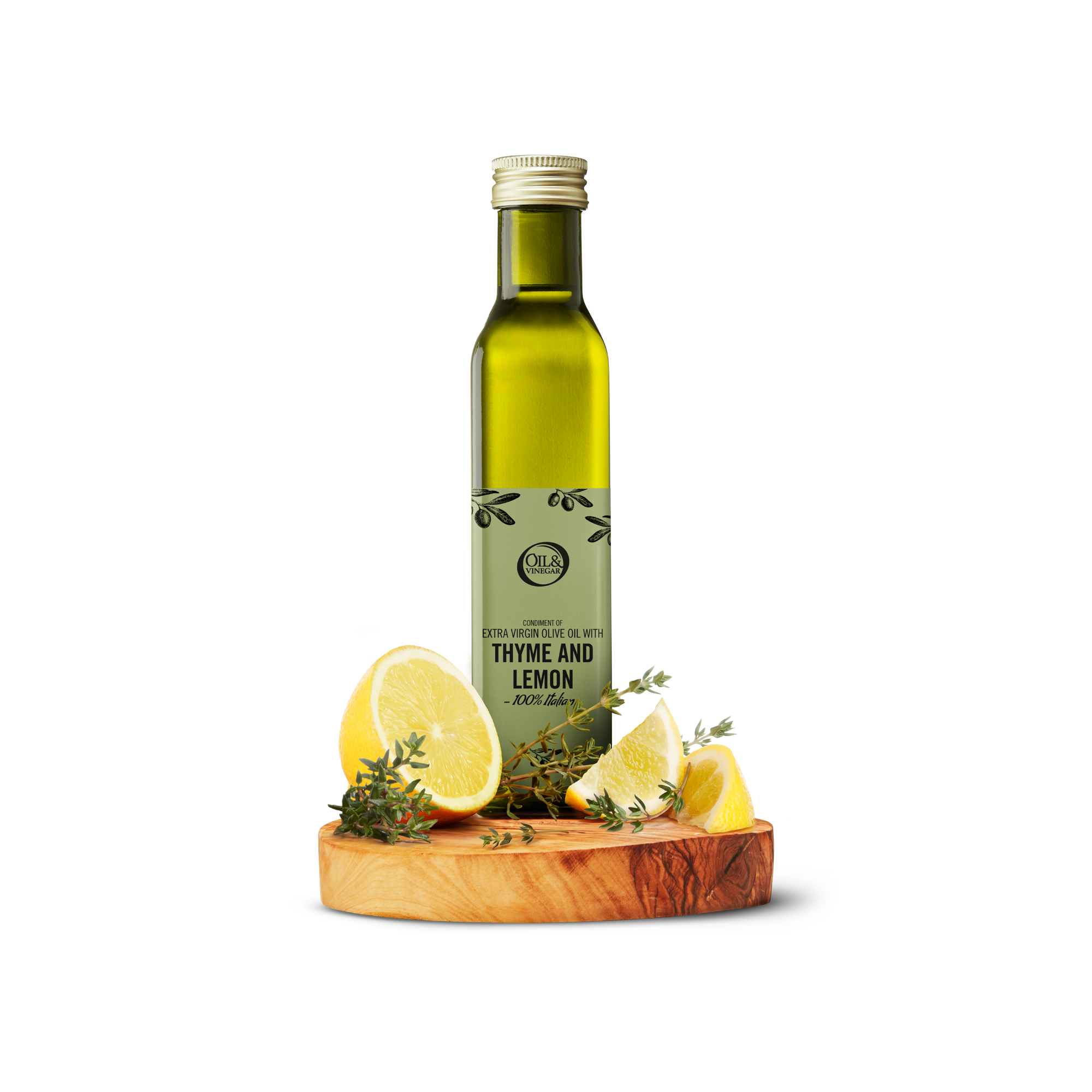 Extra vierge olijfolie met tijm-citroen - 250ml