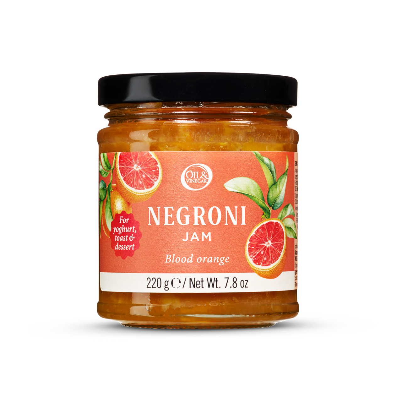 Negroni jam met Bloedsinaasappels en Campari - 220g