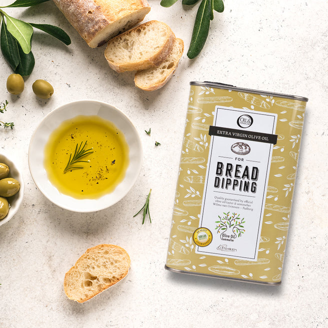 Extra vierge olijfolie voor brood