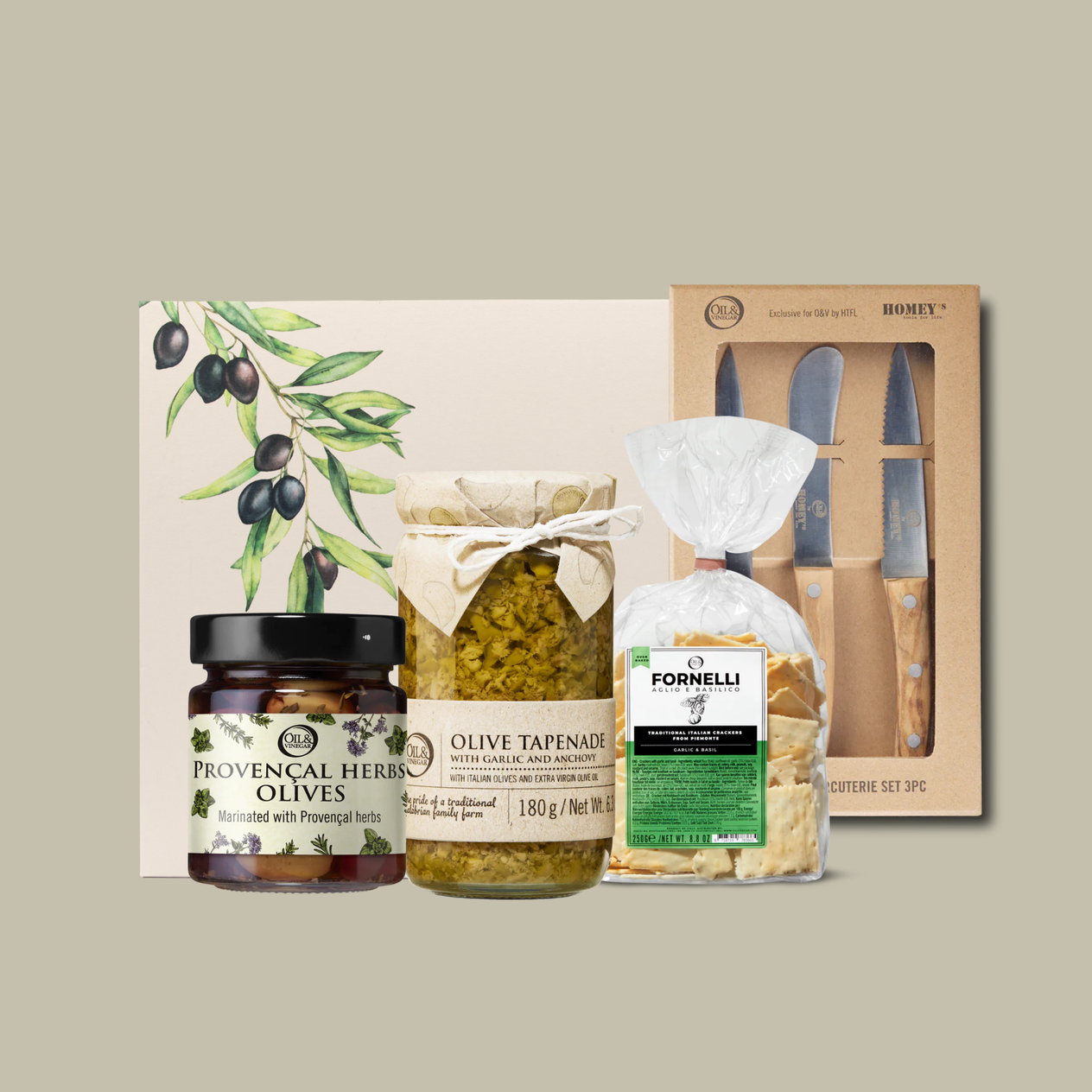 Cadeaupakket Charcuterie & Dip