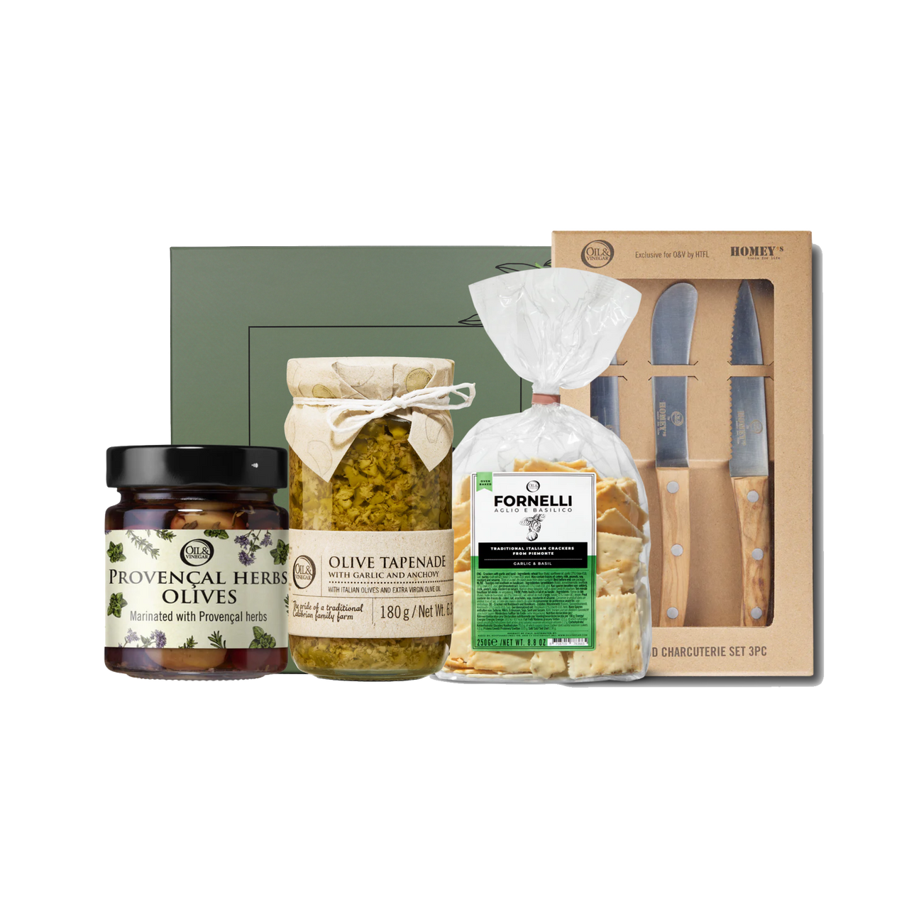 Cadeaupakket Charcuterie & Dip