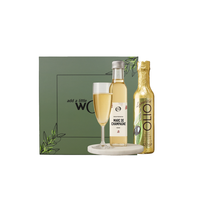 Coffret cadeau du Nouvel An doré