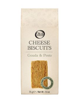 Cheese biscuits Gouda & pesto - 75g