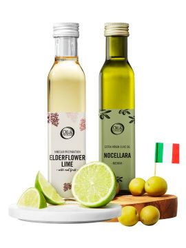 Vlierbloesem-limoenazijn & Nocellara extra vierge olijfolie
