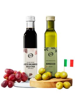Balsamicoazijn & Bonsecco extra vierge olijfolie - 2x 250ML