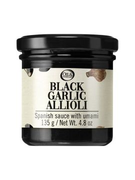 Black garlic allioli 
